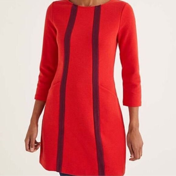 NEW Boden Anita Ottoman Textured Ribbed Tunic Dress Size 4 - Picture 2 of 7